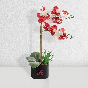 Forever Leaf Alabama State Faux Orchid, Indoor Artificial Plant for Home Decor - 1 of 4