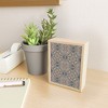 Pimlada Phuapradit Kaasni Gray Framed Mini Art Print 4" (H) x 3" (W) x 1" (D) - Society6 - 2 of 3