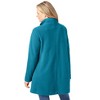 Woman Within Fleece Swing Funnel-Neck Coat - 3 of 4