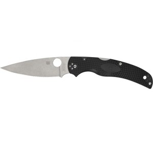 Spyderco Native Chief Folding Pocket Knife with 4.02" CTS BD1N Stainless Steel Blade | Easy Deployment with the Trademark Hole | Non-Slip FRN Handle - 1 of 3