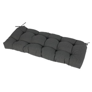 Aoodor Outdoor Polyester Tufted Bench Cushion, Water-resistant & Fade-Resistant, Cushion for Window, Love Seat, Rattan Bench, Piano Bench - 1 of 4