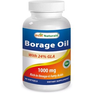 Borage oil 1000mg 90 Softgels - 1 of 4