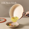 CAROTE Pots and Pans Set, Nonstick Cookware Set Detachable Handle, 11pcs Induction Kitchen Cookware Sets, Oven Safe, Gold and Red - 3 of 4