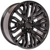 OE Wheels LLC CV37-22090-6550-28B Black Wheel Painted (22 x 9. inches /6 x 139 mm, 28 mm Offset) - 2 of 2