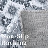 Vintage Area Rug Bohemian Washable Rug Soft Low Pile Rugs for Living Room Bedroom Dining Room - 4 of 4