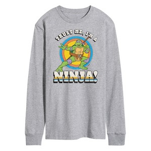 Men's - Teenage Mutant Ninja Turtles - Trust Me Ninja Long Sleeve Graphic T-Shirt - 1 of 4