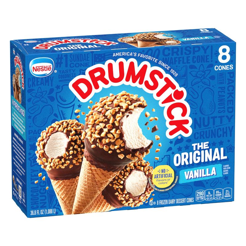 Nestle Drumstick Vanilla Ice Cream Cone - 8ct, 5 of 18