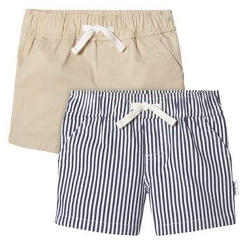 Gerber Baby and Toddler Boys Shorts, 2-Pack