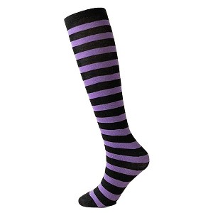 Striped Pattern Knee High Socks (Tube Socks) from the Sock Panda (Women's Sizes, Adult Medium) - 1 of 3