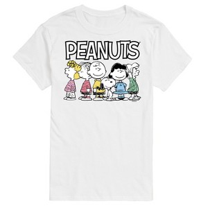 Men's - Peanuts - Peanuts Crew Short Sleeve Graphic T-Shirt - 1 of 4