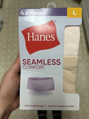 Hanes Girls' 4pk Seamless Boyshorts - Colors May Vary L : Target