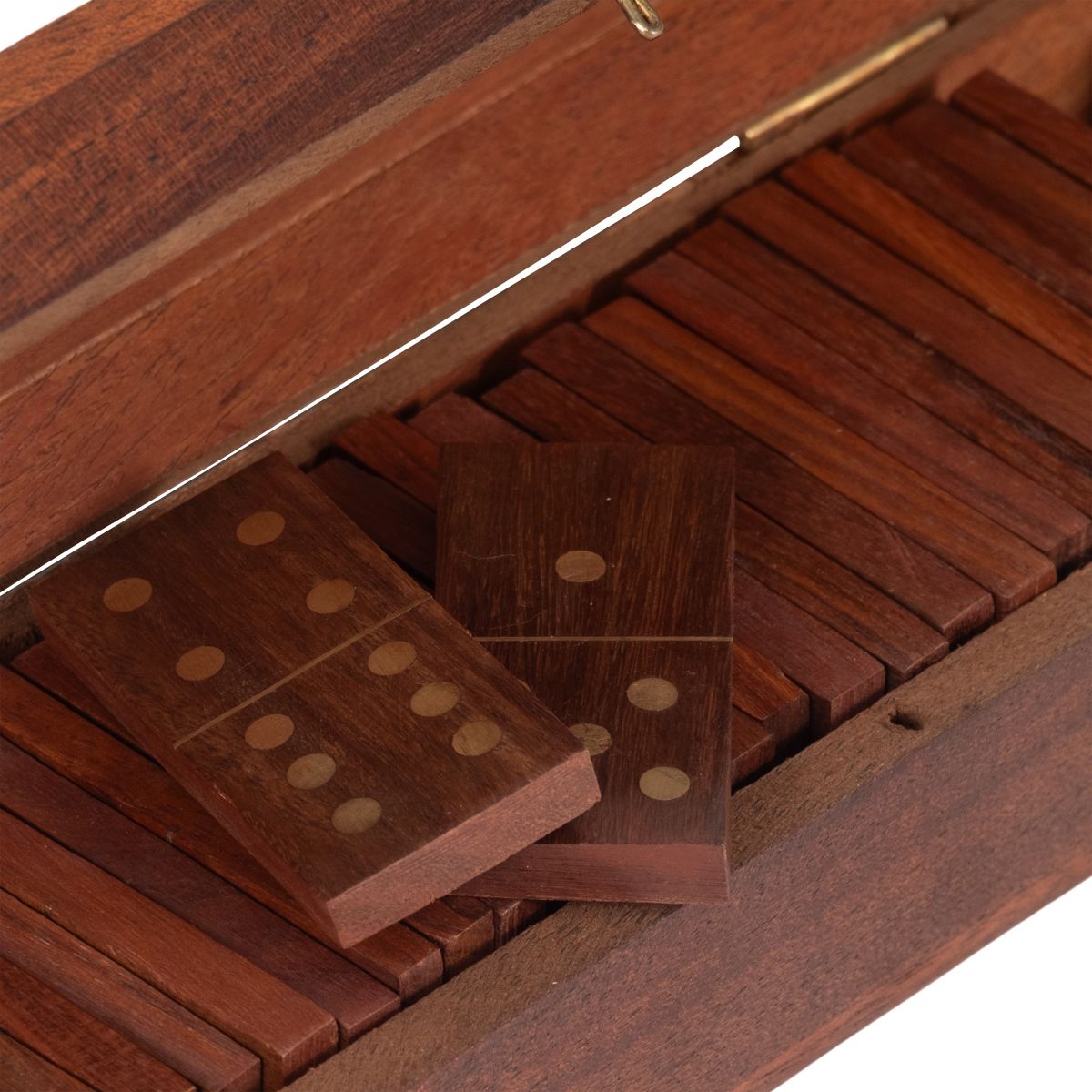 Classic Dominoes Tabletop Game Box - Decorative Game for Family Gatherings or Parties, Coffee Table, and Living Room Decor Game - thumbnail 10