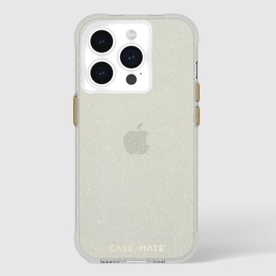 Case-Mate Sheer Crystal Gold iPhone 15 Pro Case
