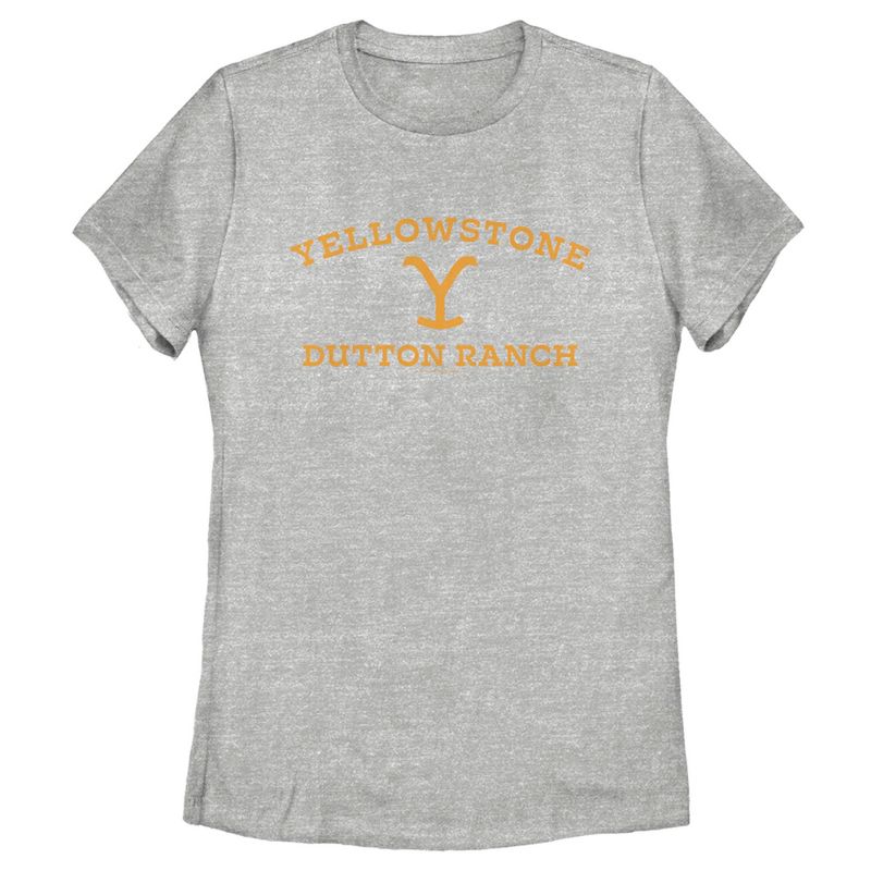 Women's Yellowstone Large Dutton Ranch Brand T-Shirt, 1 of 5