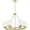Livex Lighting Willow 6 - Light Chandelier in  Satin Brass - 4 of 4