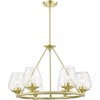 Livex Lighting Willow 6 - Light Chandelier in  Satin Brass - image 4 of 4