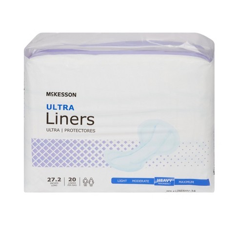 McKesson Ultra Incontinence Liners, Heavy Absorbency, Unisex - image 1 of 4