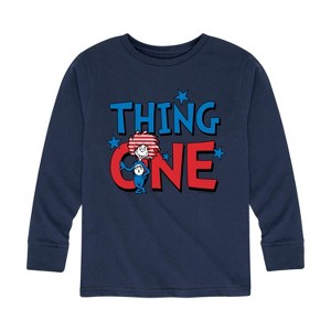Boys' - Dr. Seuss - American Thing One Long Sleeve Graphic T-Shirt - 1 of 4