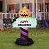 Gemmy Airblown Inflatable JOL Halloween Sign, 3.5 ft Tall, Multi - 2 of 4