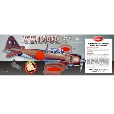 Guillow's WWII Zero Laser Cut Model Kit Small