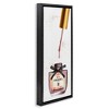 Stupell Industries Makeup Nail Polish Brush Rainbow & Gold Black Framed Floater Canvas Wall Art - 3 of 4