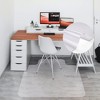 Yescom Clear Office Chair Mat for Hardwood 48" x 36" with Lip 2PCS PVC Floor Protector for Rolling Desk Chairs 1/16" Thickness - 2 of 4