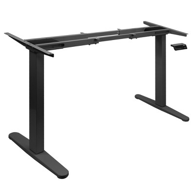 Mount-It! Dual Motor Electric Standing Desk Base, Black