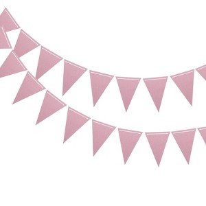 Unique Bargains Party Decoration Pennant Banner Flags String 2 Pcs - 1 of 4