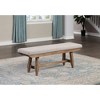 TiramisuBest 39" Velvet Upholstered Bed & Entryway Bench - Steel Legs for Multi-Room Use, Gray - 4 of 4