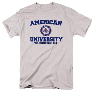 Men's American University Official Circle Logo T-Shirt - 1 of 4
