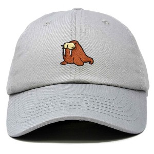 Dalix Walrus Cap Embroidered Mens Cotton Dad Hat Baseball Hat - 1 of 4