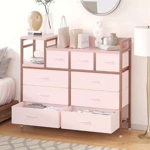 9-Drawer Dresser with Charging Station,Dresser for Bedroom,Heavy-Duty Dresser Organizer with Power Cord - 1 of 4