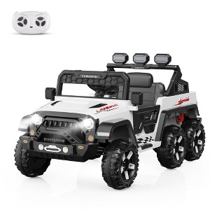 Ride on Car with 6 EVA Wheels&4WD, 24V Battery Powered Electric Car for Ages 3-6 Kids, Electric Vehicle with Remote Control - 1 of 4