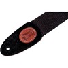 Levy's MSSC8-BLK 2" Signature Series Black Cotton Guitar Strap - 2 of 4