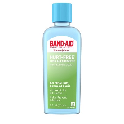 Band-Aid Brand First Aid Hurt-Free Antiseptic Wash Treatment - 6 fl oz