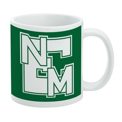 Eastern New Mexico University Primary Logo Ceramic Coffee Mug Novelty Gift Mugs for Coffee Tea and Hot Drinks 11oz White