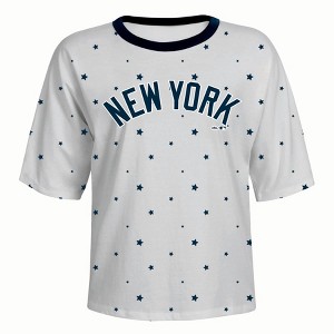 MLB New York Yankees Women's Stars Fashion T-Shirt - M : Target