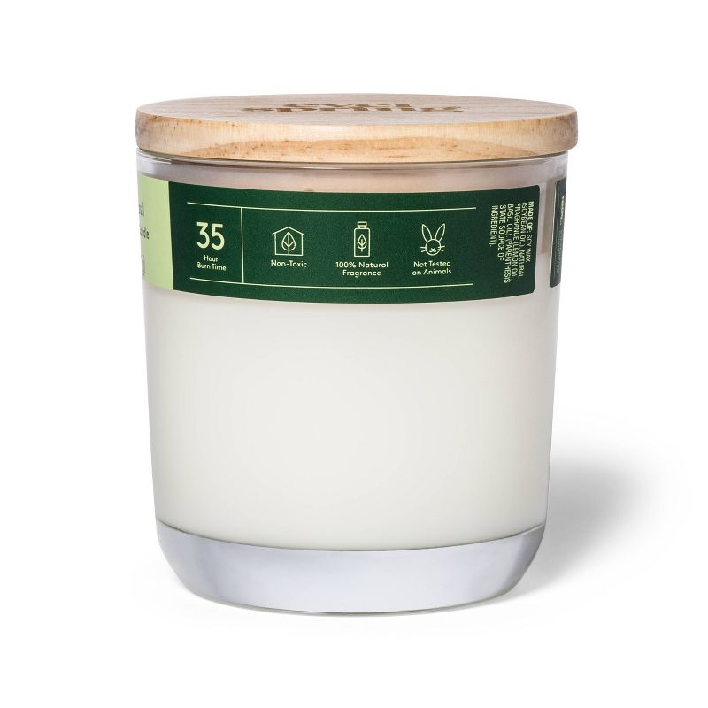 Citrus & Basil 100% Soy Wax Candle - Everspring&#153;, 3 of 5