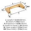 Amerock Merced Pull for Cabinets, Drawers, and Furniture - 4 of 4