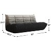 SYFERLORY Armless 3-Seat Togo THREE Seater Large Bean Bag Sofa - 2 of 4