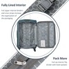 Okak Softside 3 Piece Luggage Set with Expandable Design, Checked Luggage with Upright Spinner, Lightweight Suitcase Set for Family - 2 of 4
