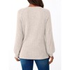 Womens Lightweight Sweaters Long Sleeve Shirts Dressy Casual Formal Tops Outfits 2025 Early Fall Winter Clothing - 4 of 4