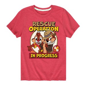 Boys' - Chip 'N Dale Rescue Rangers - Rescue Operation In Progress Short Sleeve Graphic T-Shirt - 1 of 4
