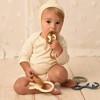Silicone Baby Rattle Teething Toys - Cute Shaped Teething Relief for 0-6 Months, Easy to Clean Teether Ring - Newborn Essentials - 4 of 4
