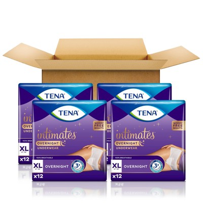 TENA Incontinence Underwear - Overnight - XL - 48ct