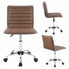 LACOO Faux Leather Mid Back Task Chair Swivel Office Desk Chair - 4 of 4