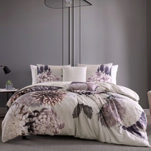Bebejan Dahlia 100% Cotton 5-Piece Reversible Comforter Set - 1 of 4