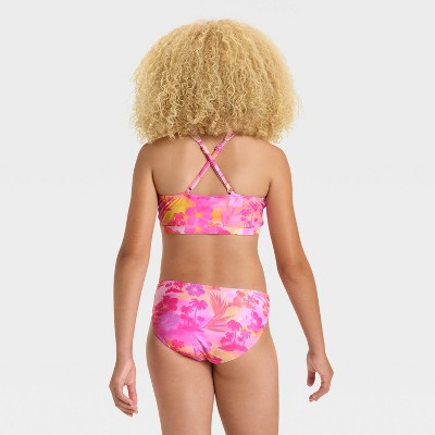 Art Class Girls' Island Dream Tie-Dye Bikini Set - art class™ Pink/Purple S — фото 2