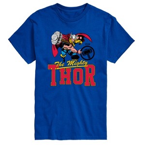 Men's - Marvel - Thor Collegiate Short Sleeve Graphic T-Shirt - 1 of 4