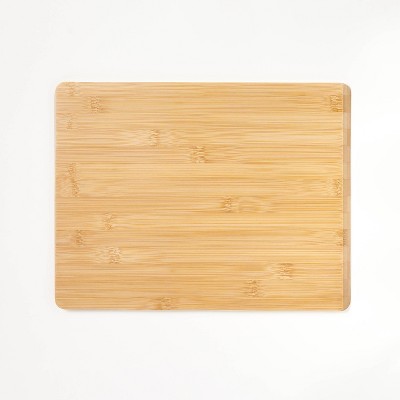 Non-Slip Bamboo Cutting Board, Blue Sold by at Home